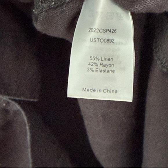 Universal Standard High-Low Dawn Stretch‎ Linen Tunic - Picture 9 of 10